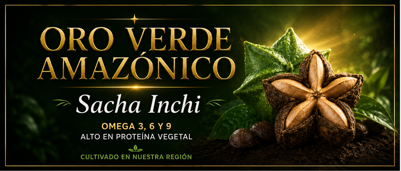 Oro Verde Amazónico, línea comercial de productos Sacha Inchi